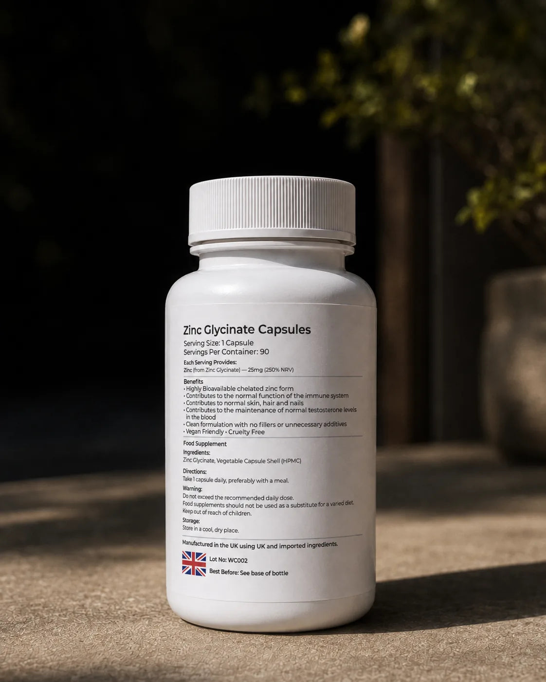 High Strength Zinc Glycinate